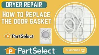 Whirlpool Dryer Repair - How to Replace the Door Gasket