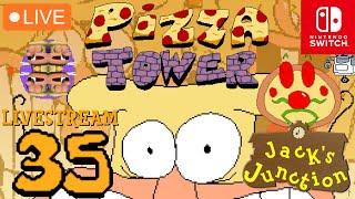 Pizza Tower On The Switch Let's Play! #35 - Jack's Junction (P RANKING WAR AS NOISE!)