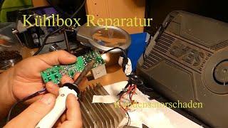 Kühlbox Reparatur, Kondensatorschaden, Teardown