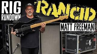 Rancid's Matt Freeman Rig Rundown Bass Gear Tour