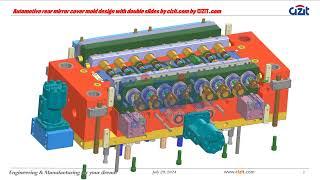 T branch unscrewing plastic mold design for molds building at Cizit com