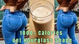 HOW TO GET BIGGER BUTT AND HIPS | 1000+ CALORIES WEIGHT GAIN SMOOTHIE