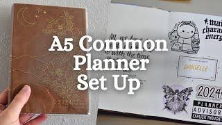 Sterling Ink A5 Common Planner FULL Set Up and Flip Through | 2024 Planner Set Ups