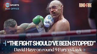 "THE REF HELD USYK'S ARM"  Carl Frampton, David Haye & Steve Bunce analyse round 9 of #FuryUsyk 