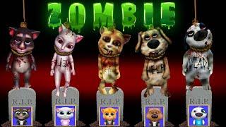 TOM ZOMBIE!   Turning into ZOMBIE Talking Tom and Friends