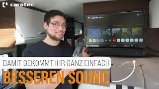 Viel Besser: Sound am Camping-TVFernseher im Wohnmobil ️ Caratec Audio CAS102 Soundbar