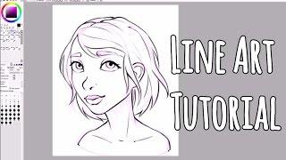 Paint Tool SAI Tutorial For Beginners - How to Line Art