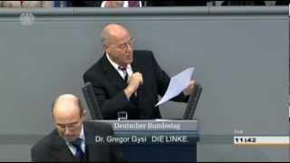 Gregor Gysi erklärt Volker Kauder die Bibel (Vermögenssteuer)