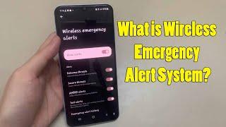 What is Wireless Emergency Alert System ️ Samsung Wireless Alert ! how do they work?