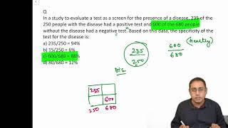 5 numerical in PSM - part 1(screening for diseases)