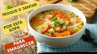 SOPA DETOX PARA EMAGRECER! Rápido, Fácil e Eficaz! Aprenda AGORA como fazer Sopa Detox!