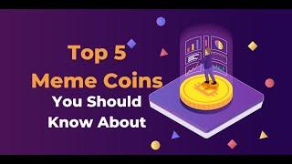 Top 5 meme coins /افضل عملات ميم ستحقق صعود كبير