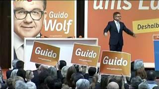 Für den politischen Wechsel – Angela Merkel unterstützt Guido Wolf im Wahlkampf