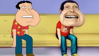 Quagmire turns into toilet - A.I. generated nightmare