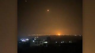 Raw video | Iran attack on Israel in Umm Al-Fahm