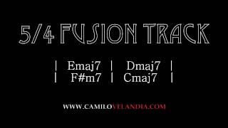 Backing Tracks - 5/4 Fusion Track (E)