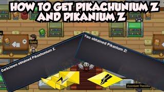 HOW TO GET PIKACHUNIUM Z AND PIKANIUM Z  | Z-crystals IN POKEMON REVOLUTION ONLINE