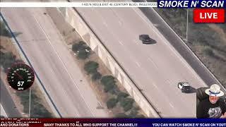 LIVE POLICE CHASE OF RAPE SUSPECT !