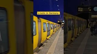 Underground train in Germany   #ubahn #ubahnberlin #travel #europe #ytshorts #shorts #viralvideo