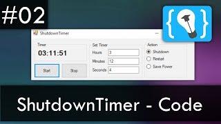 Praxisprojekt: ShutdownTimer in Windows Forms #2 - Der Code