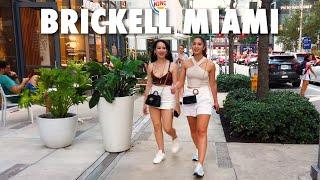 Downtown MIAMI Brickell Walking Tour | Where The Rich Come to Play 4k
