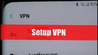 Samsung Galaxy S9 / S9+: How to Setup / Add New VPN Connection