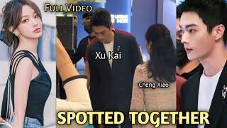 Evidence Caught Cheng Xiao Spotted With Xu Kai Privately at Jinan Event! Confirmed Dating