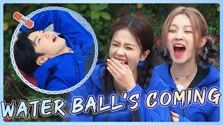 Bai Lu and YUQI nail the water ball challenge! But… poor Chen Zheyuan!