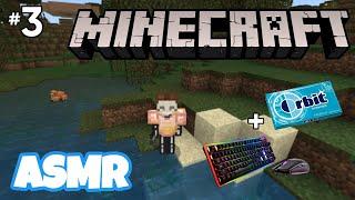 ASMR Gaming: Minecraft EP.3 | Village Expedition (Whispering, Keyboard Sounds, Chewing Gum)