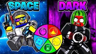 SPACE vs DARK In Roblox Elemental Tycoon