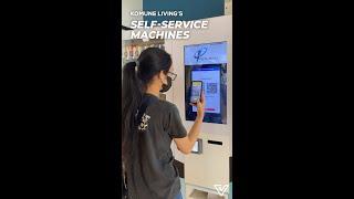 Trying out Komune Living’s self-service machines