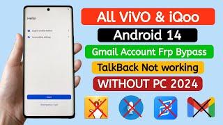 All Vivo & iQoo Frp bypass Android 14 Without Pc | Latest Update 2024.