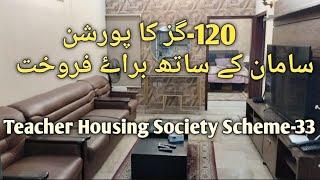 120SQ Yards Portion For Sale | Teacher Society Scheme-33 Karachi