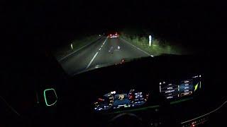 2021 Mercedes-AMG GLE 63S Coupe - MULTIBEAM LED-Scheinwerfer night drive | POV
