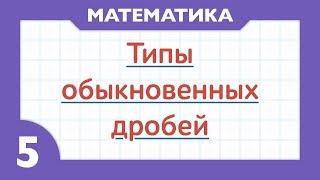 Неправильная дробь, правильная дробь и смешанное число ( Математика - 5 класс )