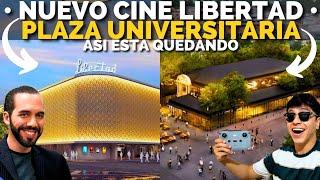 EL NUEVO CINE LIBERTAD y LA PLAZA UNIVERSITARIA en EL SALVADOR | HeyObi