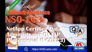 100% Guaranteed NS0-163 NetApp Certified Data Administrator ONTAP Professional Actual Questions