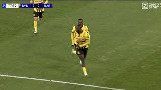 Serhou Guirassy Goal, Borussia Dortmund vs Barcelona (2-2) All Goals and Extended Highlights