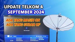 Ada siaran yang gelap | Update Fta Telkom 4 terbaru September 2024