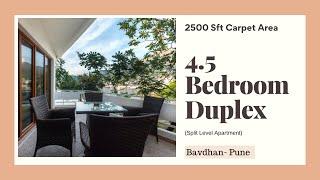 # Duplex #Pune #PremiumApartment #chandnichowk  |   4.5 BHK Duplex Apartment at Bavdhan- Pune