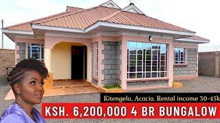 INSIDE A 4 BEDROOM BUNGALOW || KSH. 6,200,000 ($54,450) IN ACACIA, KITENGELA 