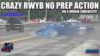 WILD BIG TIRE .VS. SMALL TIRE NO PREP ACTION!!!! THE COMEBACK 2024 AT SOUTHSIDE DRAGWAY