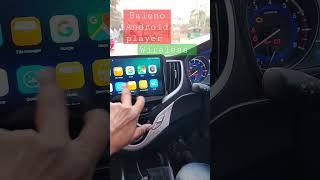 baleno android player instalation  with wireless apple carplay android auto