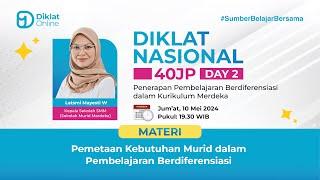 DAY 2 - DIKLAT NASIONAL: Penerapan Pembelajaran Berdiferensiasi dalam Kurikulum Merdeka