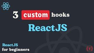 How to make hooks in React