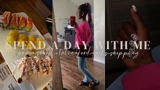 SPEND THE DAY WITH ME| grwm, school, italian food, nails & mall.. 