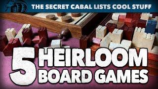 5 Heirloom Quality Board Games from My Collection