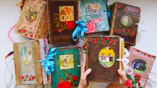 handmade cottage core fairytale junk journals 