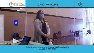 Peterborough Public Health Vaccination Clinic Walk through