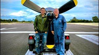 Behind the scenes filming of Channel4 television programme;  "Guy Martin : Top Gun"